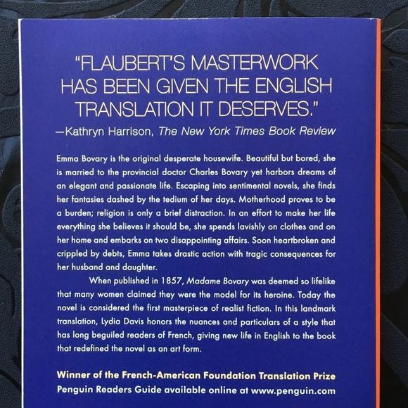 BOOK, Madame Bovary Paperback Fiction Novel, NEW - Picture 3 of 9